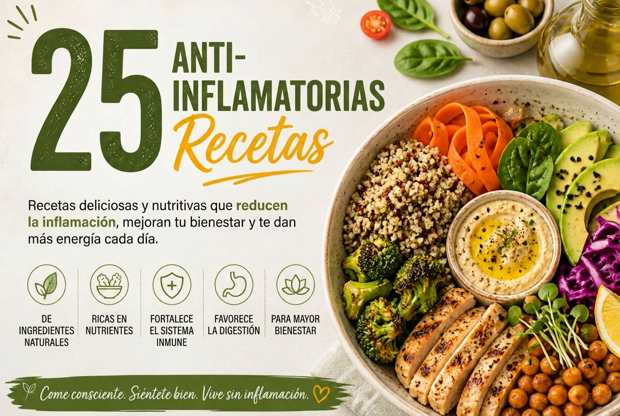 25 Recetas Antiinflamatorias
