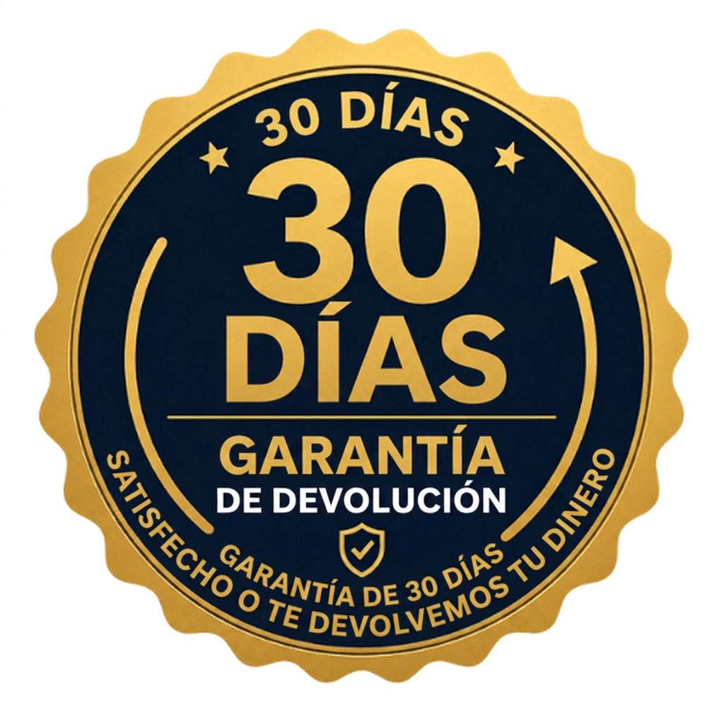 Sello de garantía de devolución de 30 días