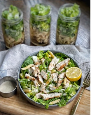 Ensalada toscana en frasco